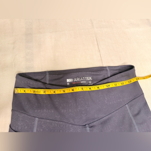 Ariat Women's Zia Embossed Riding Tights - Dark Gray size medium - Picture 7 of 15